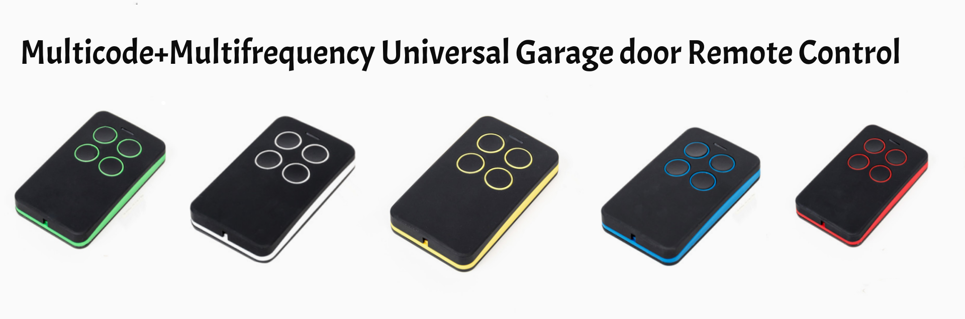 Multicode +Multifrequency Universal Garage Door Remote Control